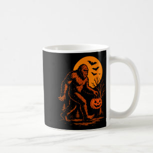 Bigfoot Halloween Sasquatch Jack O Lantern  Coffee Mug