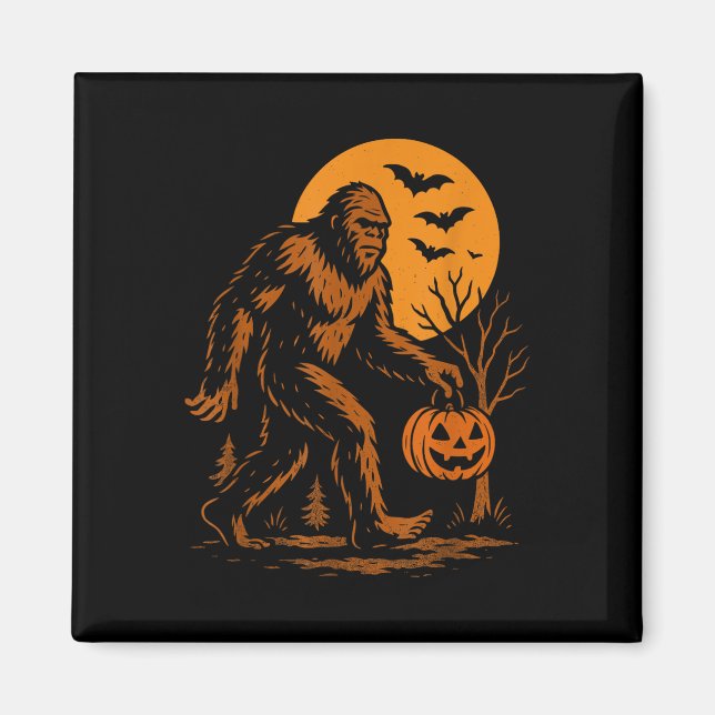 Bigfoot Halloween Sasquatch  Magnet (Front)