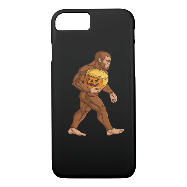 Bigfoot Halloween Trumpkin Pumpkin Classic Case-Mate iPhone Case (Back)