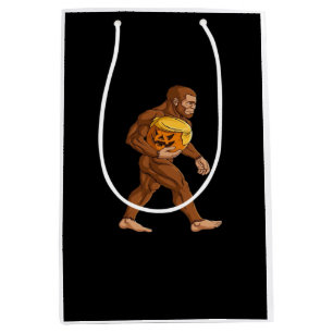 Bigfoot Halloween Trumpkin Pumpkin Classic Medium Gift Bag
