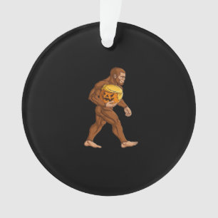 Bigfoot Halloween Trumpkin Pumpkin Classic Ornament