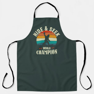 Bigfoot Hide And Seek Champion Apron