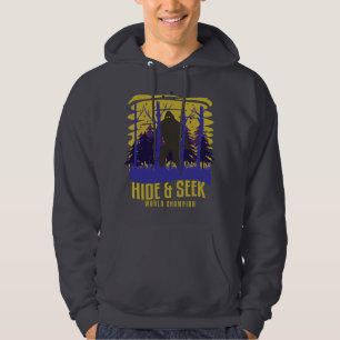Bigfoot Hide And Seek Champion Sasquatch Believer Hoodie