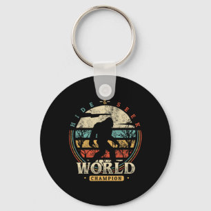 Bigfoot Hide And Seek Champion Shirt Sasquatch Cam Key Ring