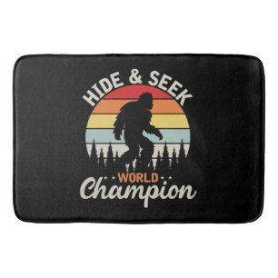 Bigfoot Hide And Seek World Champion Bath Mat
