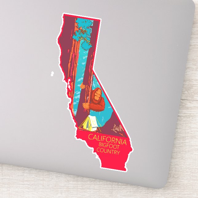 Bigfoot Hiding Sequoia National Park 1938 (Detail)