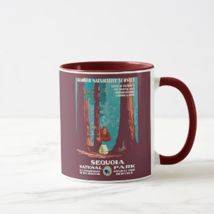 Bigfoot Hiding Sequoia National Park 1938 Poster  Mug