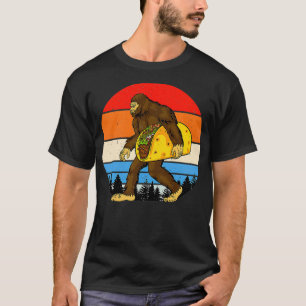 Bigfoot Holding A Taco T-Shirt