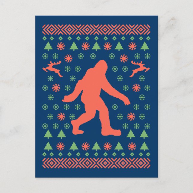 Bigfoot Holiday Sweater Tees (Front)