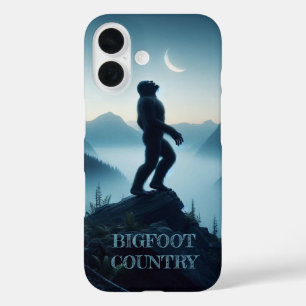 Bigfoot Howling at the Moon iPhone 16 Case