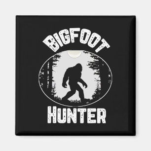 Bigfoot Hunter Sasquatch Funny Humour Magnet