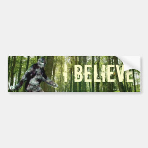 Bigfoot I Believe Bumper Sticker