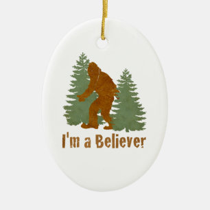 Bigfoot - I'm a Believer Ceramic Tree Decoration