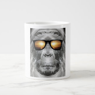 Bigfoot In Shades Large Coffee Mug