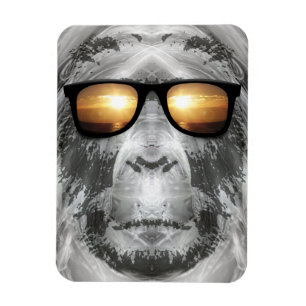 Bigfoot In Shades Magnet