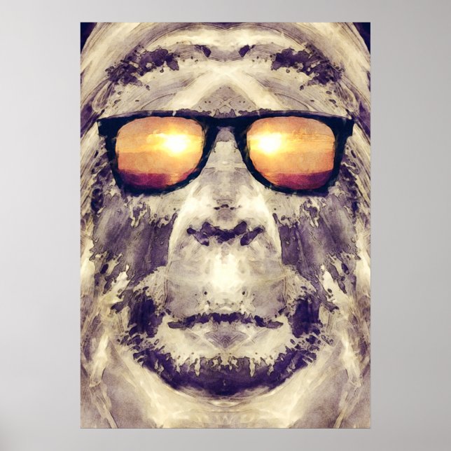Bigfoot In Shades Poster (Front)
