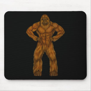 Bigfoot Is A Body Builder - Body Builder Sasquatch Mouse Mat