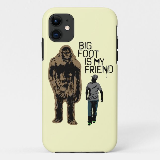 Bigfoot Is My Friend Case-Mate iPhone Case (Back)