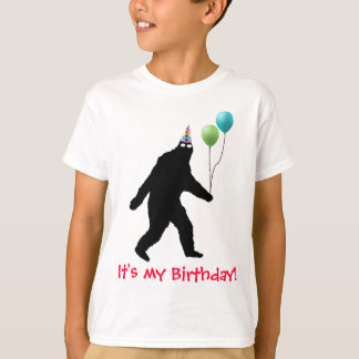 Bigfoot It's My Birthday! T-Shirt