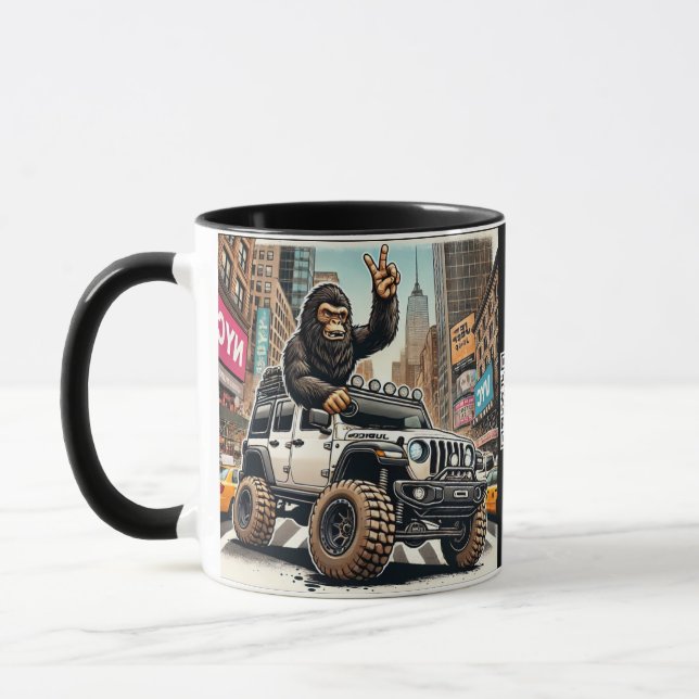 ☕ BIGFOOT JEEP TAKEOVER – NYC EDITION MUG 🗽 (Left)
