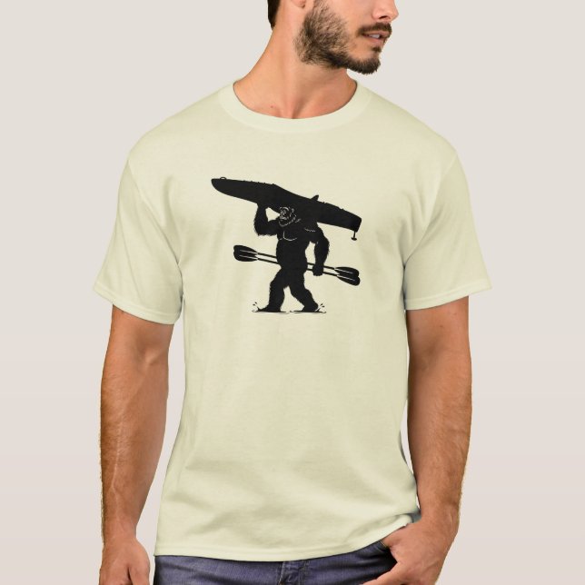 Bigfoot Kayaker T-Shirt (Front)