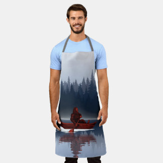 Bigfoot Lake Canoe Wilderness Pine Forest  Apron