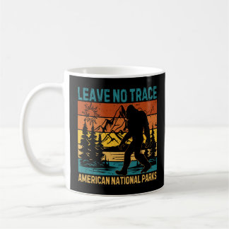 Bigfoot Leave No Trace American National Coffee Mug