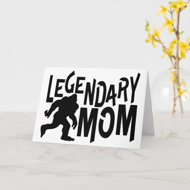 Bigfoot Legendary Mum Card (Yellow Flower)