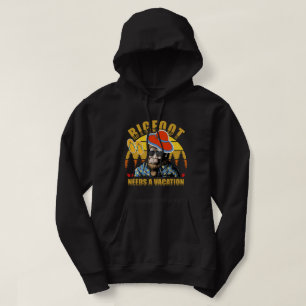 Bigfoot lovers l Funny retro design l Black Hoodie