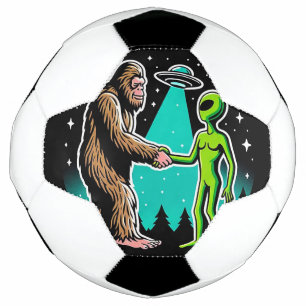 Bigfoot Meets Alien Football