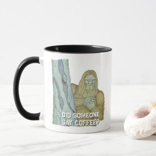 Bigfoot meme parody mug