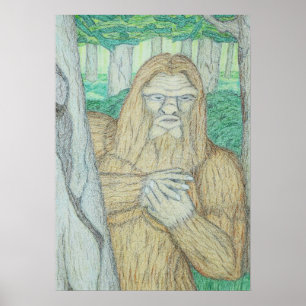 Bigfoot meme parody poster