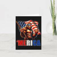 Bigfoot merica rock american flag patriotic 4th of