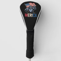 Bigfoot Merica Rock American Flag Patriotic