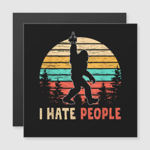 Bigfoot Middle Finger I Hate People
