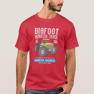 Bigfoot Monster Truck - Ultimate Destruction Desig T-Shirt
