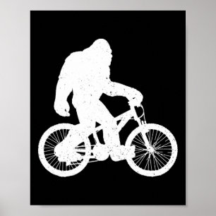 Bigfoot Mountain Bike Downhill Biking Cycling Bike Poster