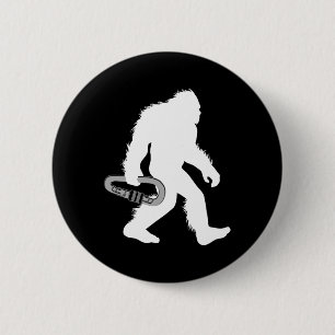 Bigfoot Mountain Climbing Sasquatch Climber 6 Cm Round Badge