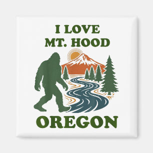 Bigfoot mt hood oregon magnet