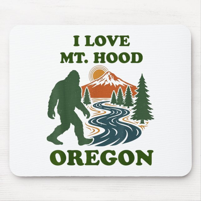 Bigfoot mt hood oregon  mouse mat (Front)