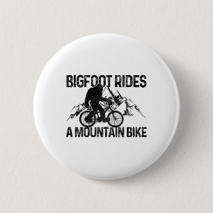 Bigfoot Mtb Downhill Mountain Bike Funny Gift 6 Cm Round Badge