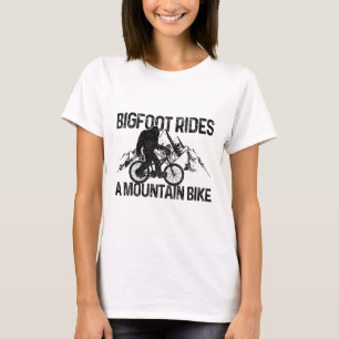 Bigfoot Mtb Downhill Mountain Bike Funny Gift T-Shirt
