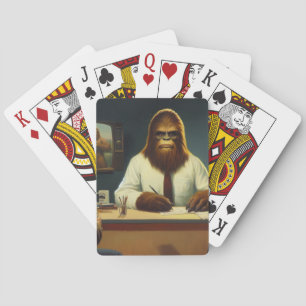 Bigfoot News Anchor Playing Cards