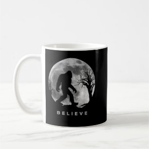 Bigfoot Night Full Moon I Believe Sasquatch Men Ki Coffee Mug