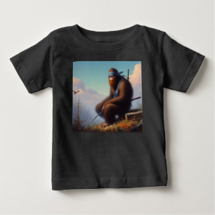 Bigfoot Ninja Baby T-Shirt