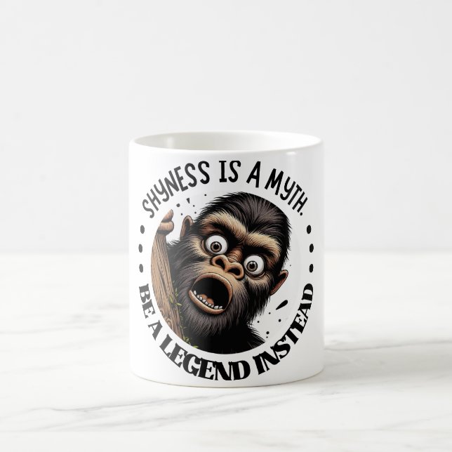 Bigfoot: No More Shyness Coffee Mug (Center)