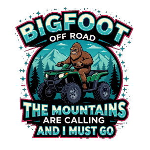 Bigfoot Off Road The Mountains Are Calling T-Shirt