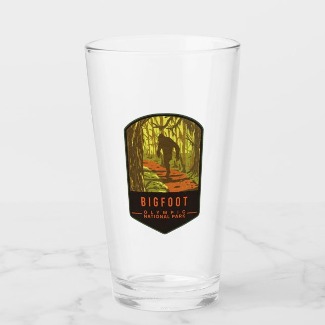 Bigfoot Olympic National Park Glass (Front)