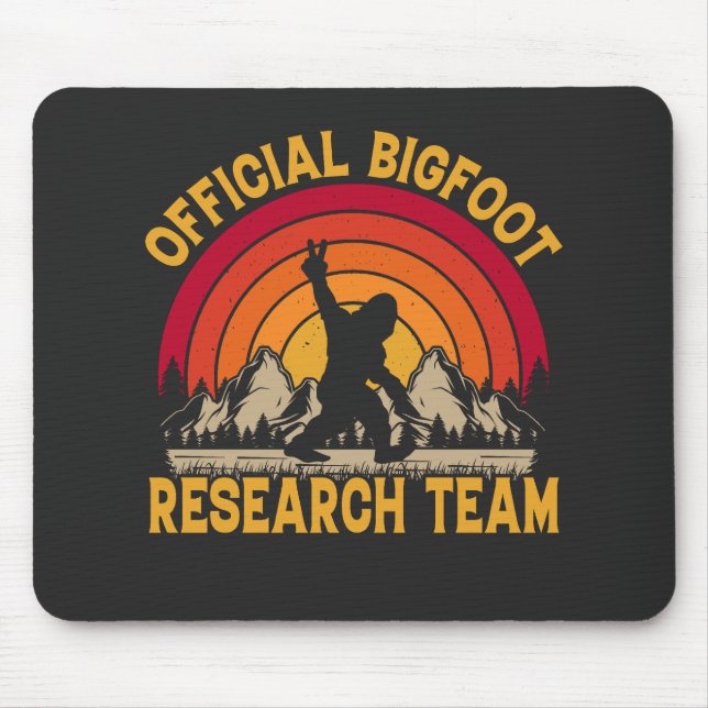 Bigfoot Original Research Team Mouse Mat (Front)