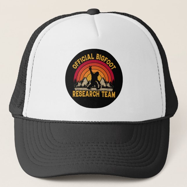 Bigfoot Original Research Team  Trucker Hat (Front)
